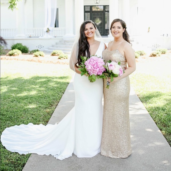 sorella vita gold bridesmaid dress Sorella Vita 8530 main image 1